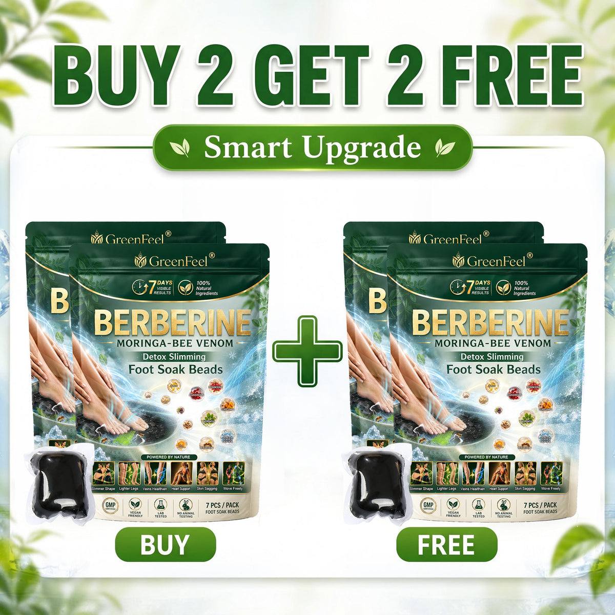 英☘️𝑮𝒓𝒆𝒆𝒏𝑭𝒆𝒆𝒍® 𝑩𝒆𝒓𝒃𝒆𝒓𝒊𝒏𝒆 𝑴𝒐𝒓𝒊𝒏𝒈𝒂- 𝑩𝒆𝒆 𝑽𝒆𝒏𝒐𝒎 𝑫𝒆𝒕𝒐𝒙 𝑺𝒍𝒊𝒎𝒎𝒊𝒏𝒈 𝑭𝒐𝒐𝒕 𝑺𝒐𝒂𝒌 𝑩𝒆𝒂𝒅 𝑺𝒖𝒑𝒑𝒐𝒓𝒕𝒔 𝑾𝒆𝒊𝒈𝒉𝒕 𝑴𝒂𝒏𝒂𝒈𝒆𝒎𝒆𝒏𝒕, 𝑳𝒚𝒎𝒑𝒉𝒂𝒕𝒊𝒄 𝑫𝒓𝒂𝒊𝒏𝒂𝒈𝒆, 𝑯𝒆𝒂𝒍𝒕𝒉𝒚 𝑪𝒊𝒓𝒄𝒖𝒍𝒂𝒕𝒊𝒐𝒏, 𝑭𝒆𝒎𝒊𝒏𝒊𝒏𝒆 𝑾𝒆𝒍𝒍𝒏𝒆𝒔𝒔 & 𝑭𝒊𝒓𝒎𝒆𝒓-𝑳𝒐𝒐𝒌𝒊𝒏𝒈 𝑺𝒌𝒊𝒏🔥