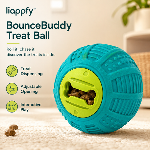 liappfy™ BounceBuddy Treat Ball