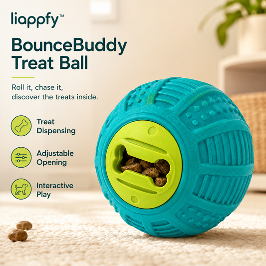 liappfy™ BounceBuddy Treat Ball