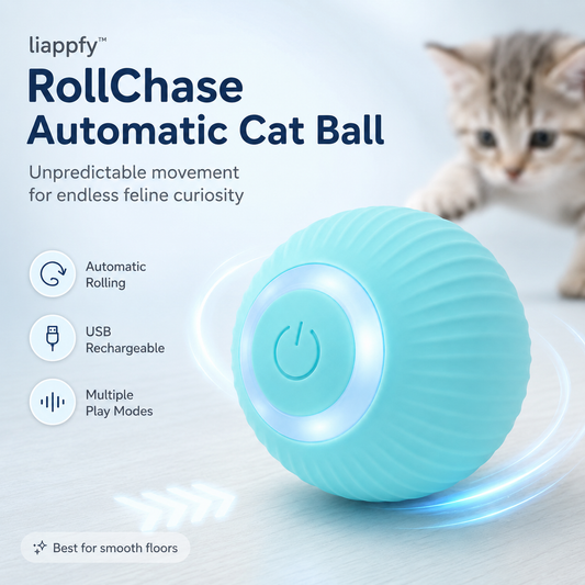 liappfy™ RollChase Automatic Cat Ball